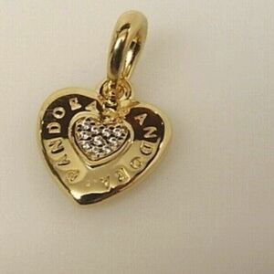 ♦️♦️ PANDORA SHINE SIGNATURE CHARM OR PENDANT  AUTHENTIC ♦️♦️